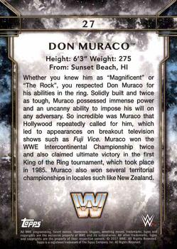 2017 Topps Legends of WWE #27 Don Muraco Back