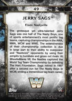 2017 Topps Legends of WWE #49 Jerry Sags Back