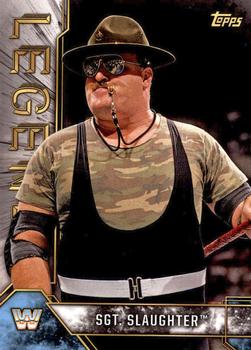 2017 Topps Legends of WWE #80 Sgt. Slaughter Front