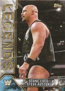 2017 Topps Legends of WWE #86 Stone Cold Steve Austin Front