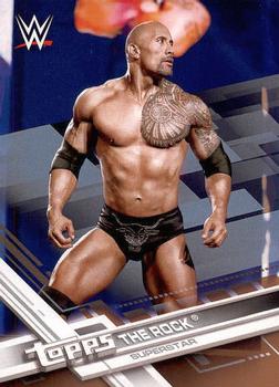 2017 Topps WWE - Bronze #1 The Rock Front