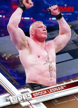2017 Topps WWE - Bronze #10 Brock Lesnar Front