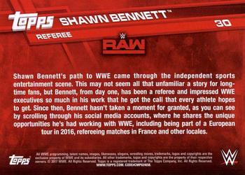2017 Topps WWE - Bronze #30 Shawn Bennett Back