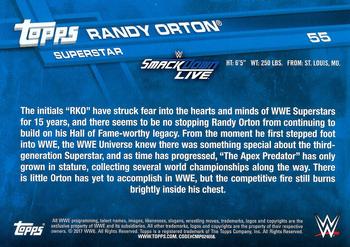 2017 Topps WWE - Bronze #55 Randy Orton Back