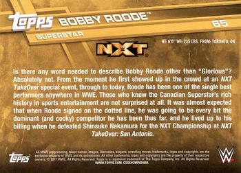 2017 Topps WWE - Bronze #65 Bobby Roode Back