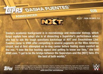 2017 Topps WWE - Bronze #68 Dasha Fuentes Back