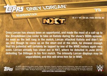 2017 Topps WWE - Bronze #79 Oney Lorcan Back