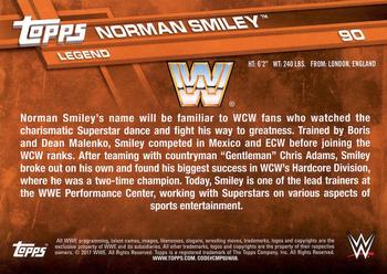 2017 Topps WWE - Bronze #90 Norman Smiley Back