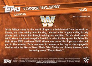 2017 Topps WWE - Bronze #100 Torrie Wilson Back
