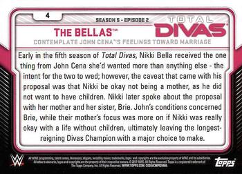 2017 Topps WWE - Total Divas #4 The Bellas Back