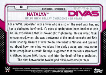 2017 Topps WWE - Total Divas #10 Natalya Back