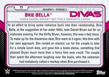 2017 Topps WWE - Total Divas #11 Brie Bella Back