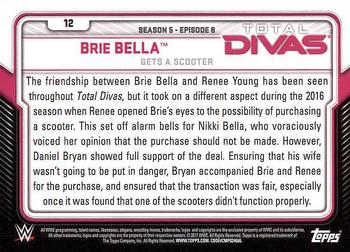 2017 Topps WWE - Total Divas #12 Brie Bella Back