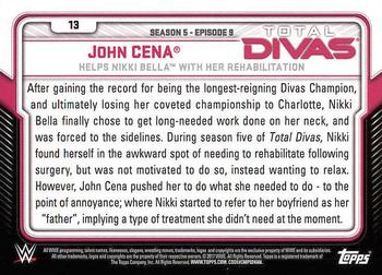 2017 Topps WWE - Total Divas #13 John Cena Back