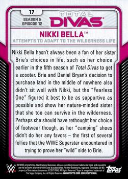 2017 Topps WWE - Total Divas #17 Nikki Bella Back