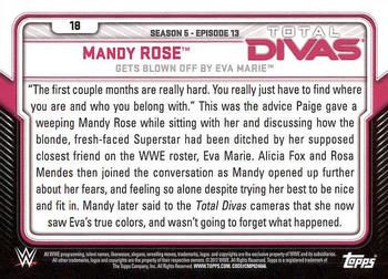 2017 Topps WWE - Total Divas #18 Mandy Rose Back