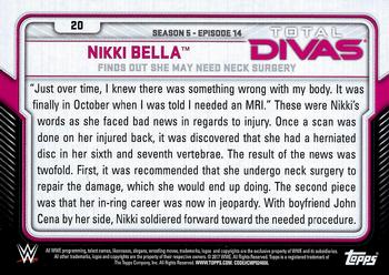 2017 Topps WWE - Total Divas #20 Nikki Bella Back