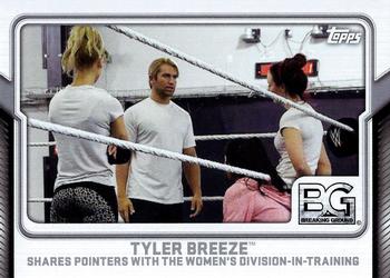 2017 Topps WWE - Breaking Ground #5 Tyler Breeze Front