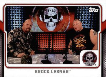 2017 Topps WWE - Stone Cold Podcast #4 Brock Lesnar Front