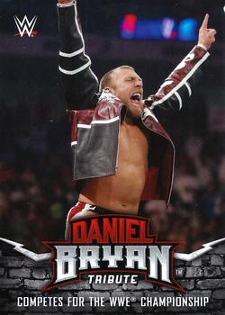 2017 Topps WWE - Daniel Bryan Tribute Part 2 #12 Competes for the WWE Championship Front
