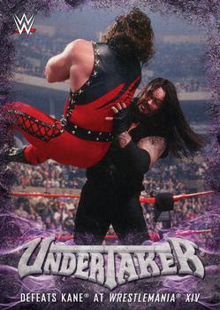 2017 Topps WWE - Undertaker Tribute Part 2 #18 Defeats Kane at WrestleMania XIV Front