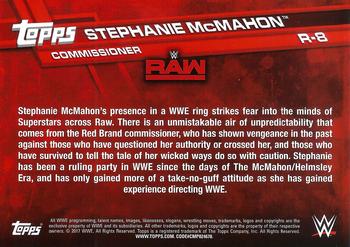 2017 Topps WWE - Roster Updates #R-8 Stephanie McMahon Back