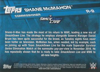 2017 Topps WWE - Roster Updates #R-9 Shane McMahon Back