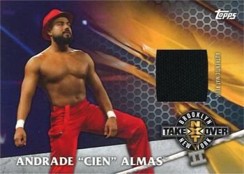2017 Topps WWE - NXT TakeOver: Brooklyn II Mat Relics #NNO Andrade 