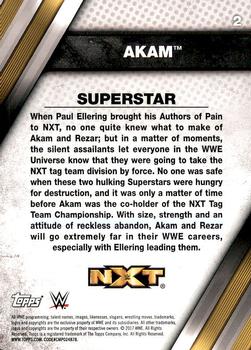 2017 Topps WWE NXT #2 Akam Back