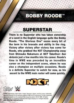 2017 Topps WWE NXT #9 Bobby Roode Back