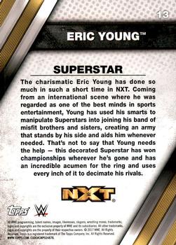 2017 Topps WWE NXT #13 Eric Young Back