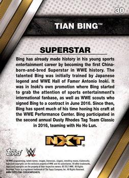 2017 Topps WWE NXT #30 Tian Bing Back