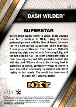 2017 Topps WWE NXT #45 Dash Wilder Back