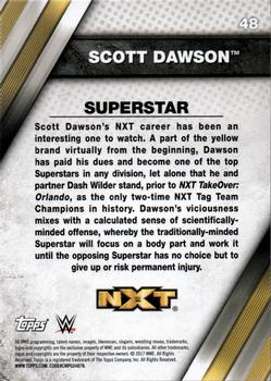 2017 Topps WWE NXT #48 Scott Dawson Back