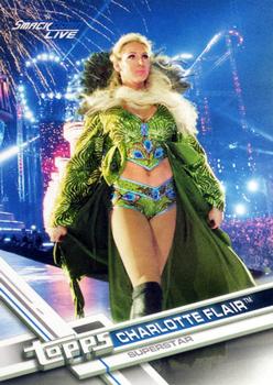 2017 Topps WWE Then Now Forever  #141 Charlotte Flair Front