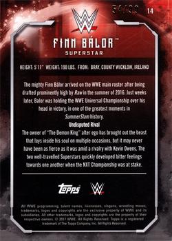 2017 Topps WWE Undisputed - Bronze #14 Finn Bálor Back