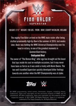 2017 Topps WWE Undisputed - Silver #14 Finn Bálor Back