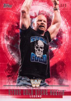 2017 Topps WWE Undisputed - Red #69 Steve Austin Front