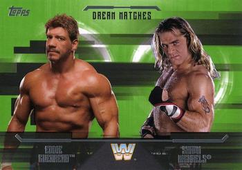 2017 Topps WWE Undisputed - Dream Matches Green #D-5 Shawn Michaels / Eddie Guerrero Front