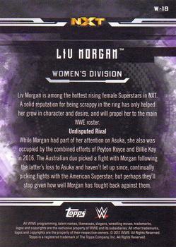 2017 Topps WWE Undisputed - Women’s Division #W-19 Liv Morgan Back