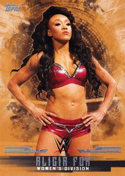 2017 Topps WWE Undisputed - Women’s Division Bronze #W-2 Alicia Fox Front