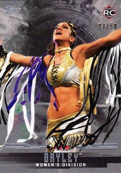2017 Topps WWE Undisputed - Women’s Division Silver #W-3 Bayley Front