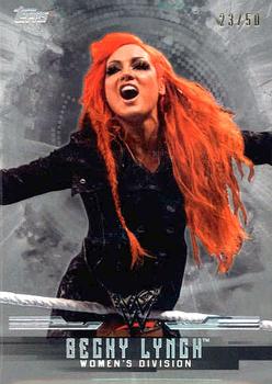 2017 Topps WWE Undisputed - Women’s Division Silver #W-4 Becky Lynch Front