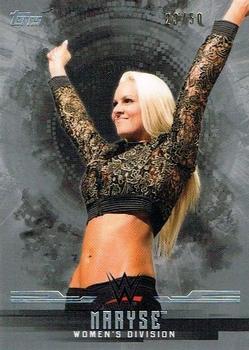 2017 Topps WWE Undisputed - Women’s Division Silver #W-10 Maryse Front