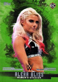 2017 Topps WWE Undisputed - Women’s Division Green #W-1 Alexa Bliss Front