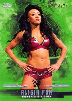 2017 Topps WWE Undisputed - Women’s Division Green #W-2 Alicia Fox Front