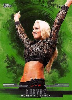 2017 Topps WWE Undisputed - Women’s Division Green #W-10 Maryse Front