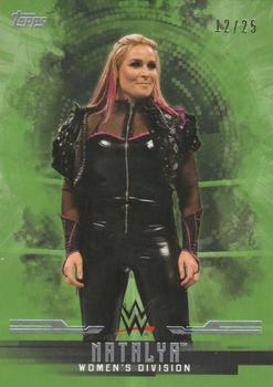 2017 Topps WWE Undisputed - Women’s Division Green #W-13 Natalya Front