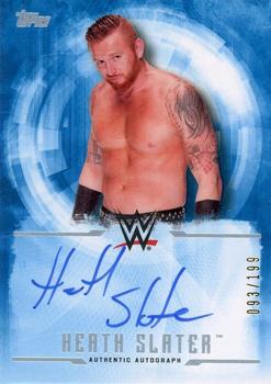 2017 Topps WWE Undisputed - Autographs #UA-HS Heath Slater Front