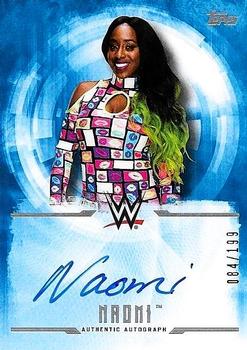 2017 Topps WWE Undisputed - Autographs #UA-NA Naomi Front